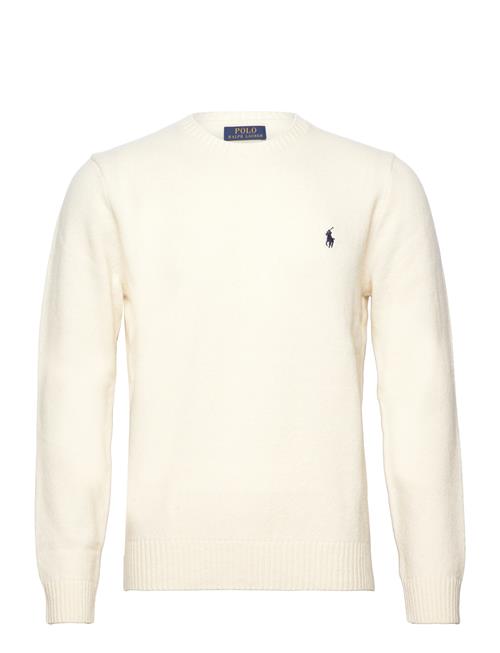 2/15 Wool/Cash Rws-Lsl-Plo Polo Ralph Lauren Cream