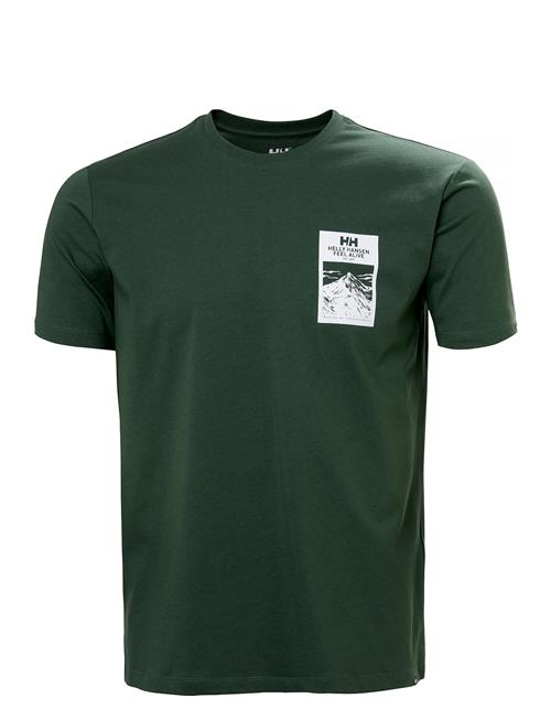 Massif Graphic T-Shirt Helly Hansen Green