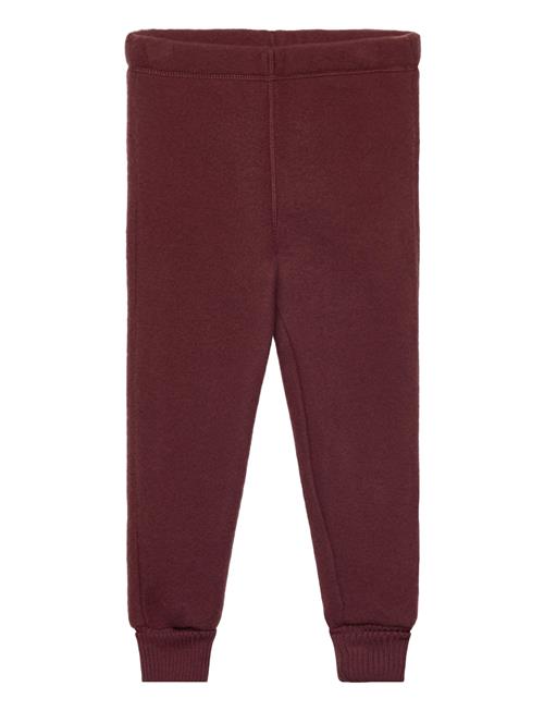 Wool Pants Mikk-line Burgundy