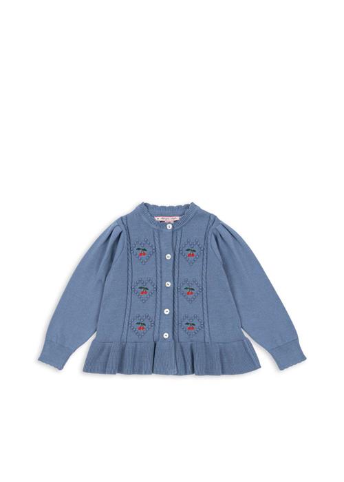 Konges Sløjd GOTS Soleil Cardigan Country Blue  Country Blue 7-8 Y  Blå  7-8 år  kvinde