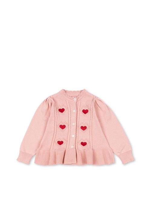 Konges Sløjd GOTS Soleil Cardigan Silver Pink  Silver Pink 5-6 Y  Lyserød  5-6 år  kvinde