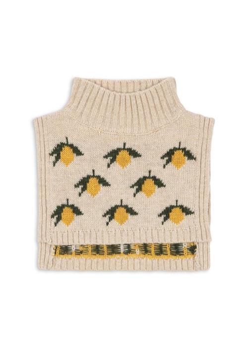Konges Sløjd Belou Strikket Halsvarmer Lemon  Lemon 2-4 Y  Beige  2-4 år  unisex