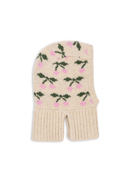 Konges Sløjd Belou Strikket Balaclava Cherry  Cherry 5-8 Y  Beige  5-8 år  kvinde