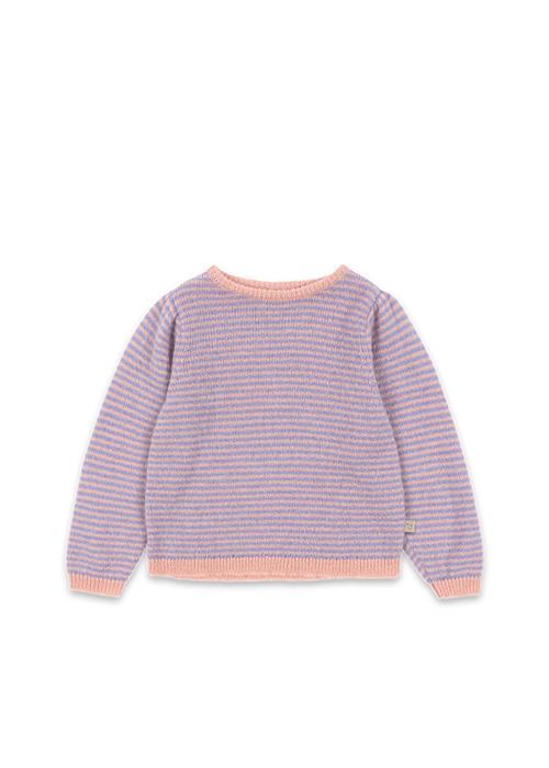 Konges Sløjd Berle Puff-strikket Sweater Purple Pink Dolphin  Purple/Pink Dolphin 5-6 Y  Lilla  5-6 år  kvinde
