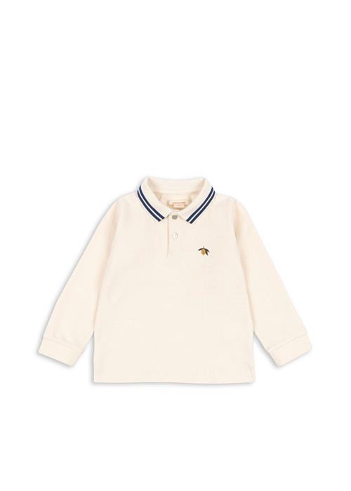 Konges Sløjd GOTS Florian Polo Med Lange Ærmer Antique White  Antique White 3 Y  Hvid  3 år  mand