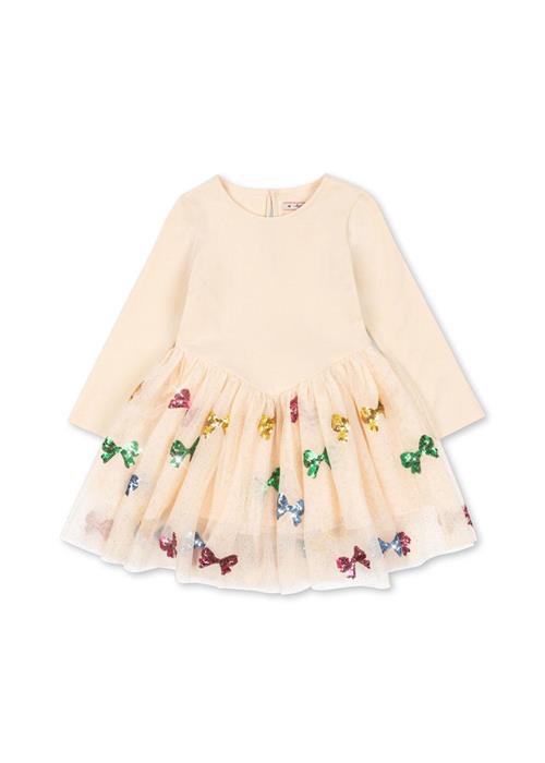 Konges Sløjd Yvonne Ballerina-kjole Bow Coloré  Bow Coloré 2 Y  Creme  2 år  kvinde