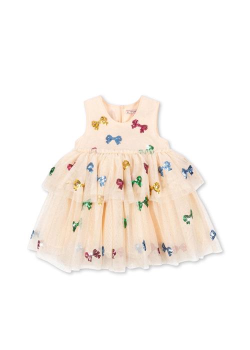 Konges Sløjd Yvonne Fe-kjole Bow Coloré  Bow Coloré 4 Y  Creme  4 år  kvinde