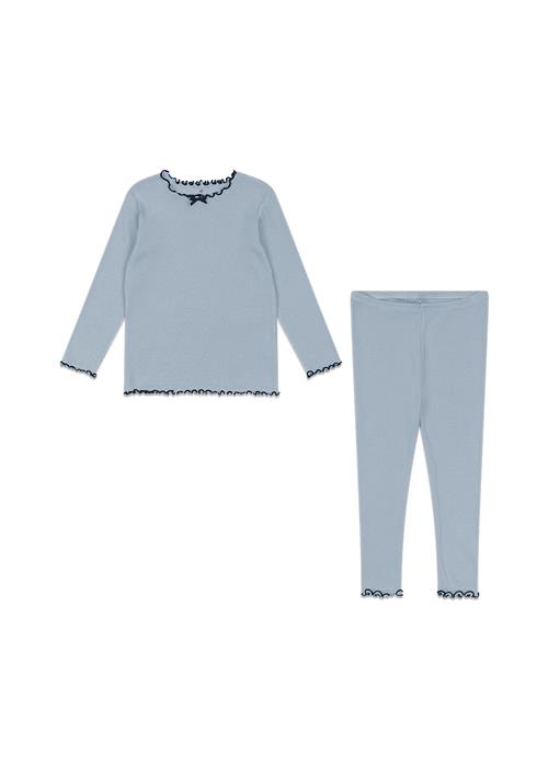 Konges Sløjd Rivi Rib Set Ocs Blue Fog Blue Fog 12 months  Blå  12 måneder  mand