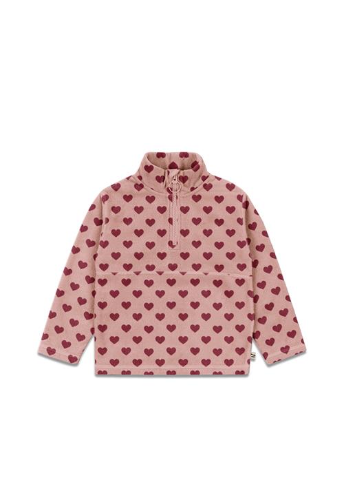 Konges Sløjd Tavi Fleece-sweatshirt Coeur Mellow  Coeur Mellow 18 months  Lyserød  18 måneder  kvinde