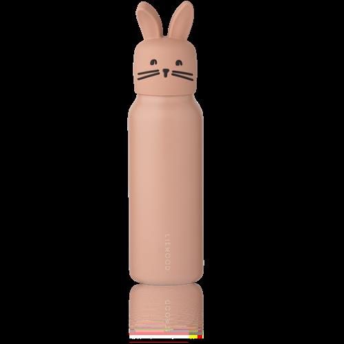 Liewood Falk Vandflaske M. Kaninlåg 350 Ml Pale Tuscany  Water Bottle w  Rabbit Lid 350 ml-OS  Brun  One Size  unisex