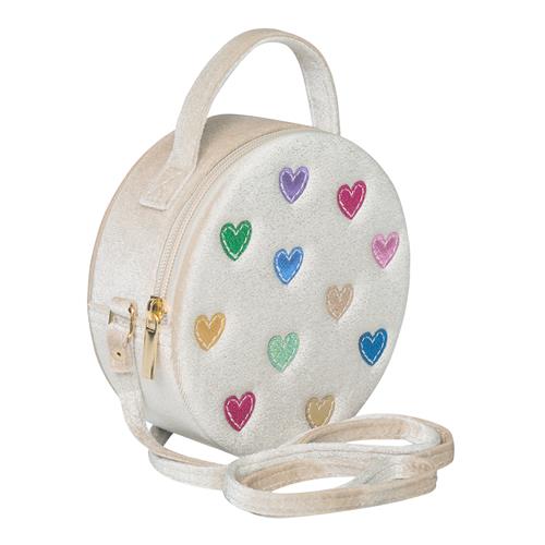 Mimi & Lula Jazzy Hearts Dancing Queen Cross Body-taske White  White-3-8 Y  Hvid  3-8 år  kvinde
