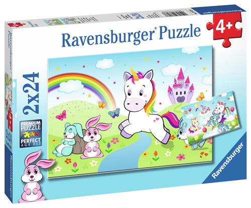 Ravensburger Ravensburger Puslespil - Eventyrlig Enhjørning Mix  Mix-Onesize  Blå  One Size 4 Y+ unisex
