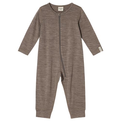 Kuling Canberra Jakkesæt I Uld Light Brown Melange  74/80 cm Wool Brun  74/80 cm  unisex