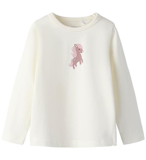 Name It Bluse - NbfVubie - Cloud Dancer/Cute Pony