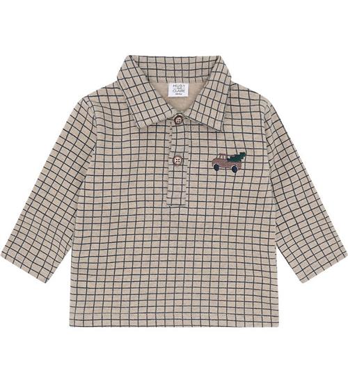 Hust and Claire Sweatshirt - HCSofus - Check - Biscuit