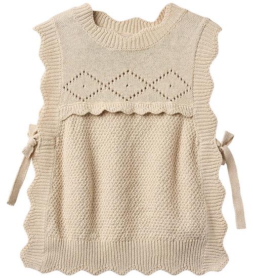 Fliink Vest - Strik - Lovely - Sandshell