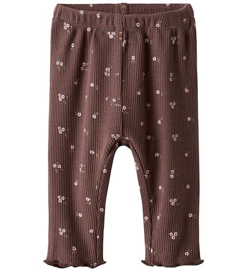 Name It Leggings - Rib - NbfSoho - Peppercorn