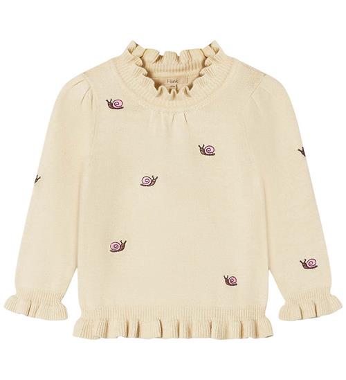 Fliink Bluse - Strik - Viskoseblanding - Alon - Sandshell