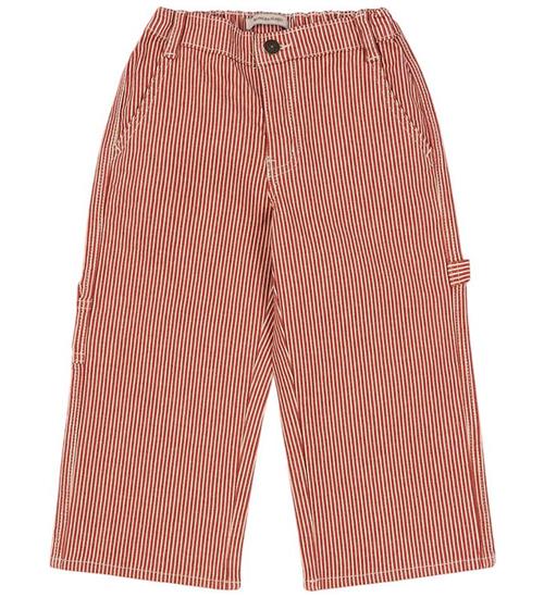 Konges Sløjd Bukser - Denim - Luc - Milk Rouge Stripe