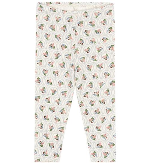 Konges Sløjd Leggings - Minnie - Verona Blues m. Hulmønster