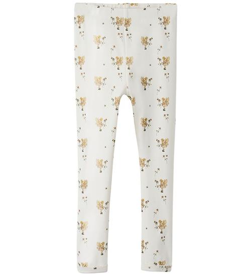 Lil Atelier Leggings - NmfLayo - Coconut Milk