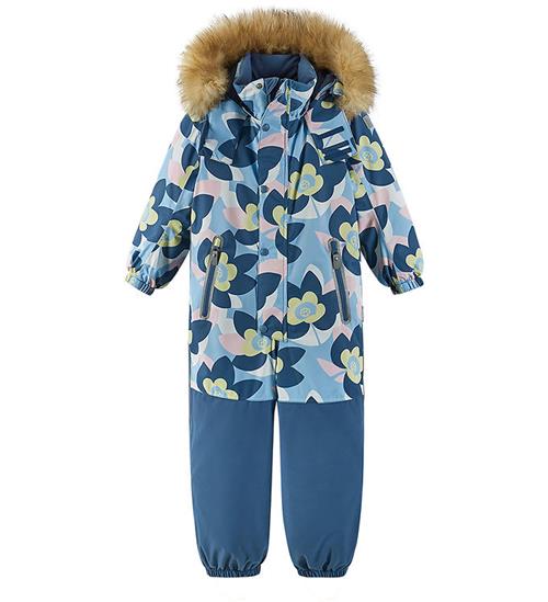 Reima Flyverdragt - Kipina - Frozen Blue m. Blomster