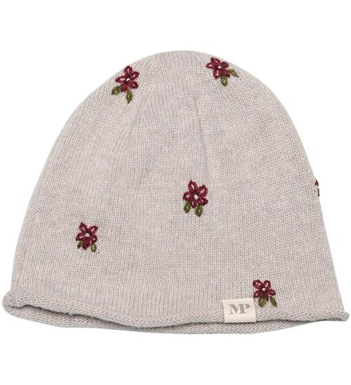 MP Hue - Uld - Strik - Floral - Beigemeleret