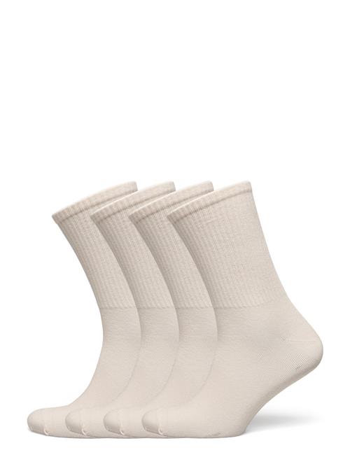 Sock 4 Pack Sporty Rib Lindex Beige