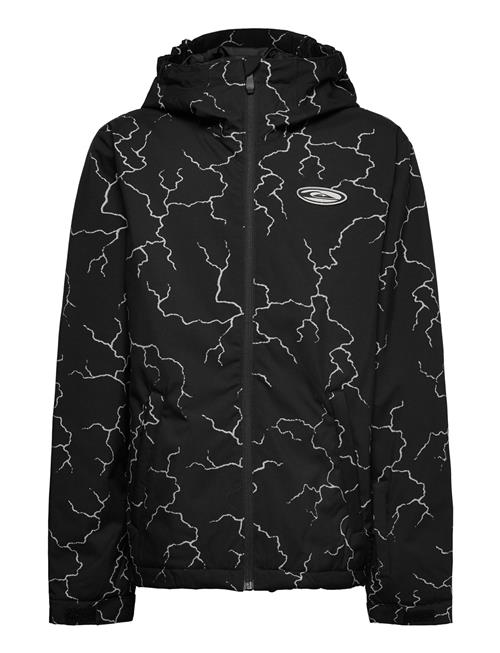High In The Hood Printed Yth Quiksilver Black