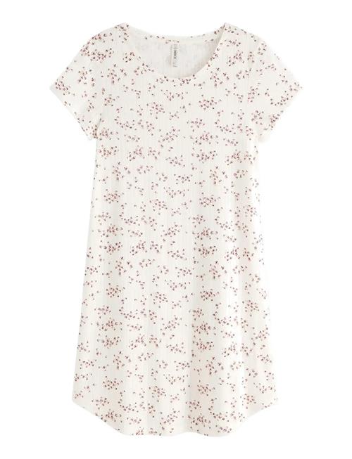 Nightdress Pointelle Aop Lindex Pink