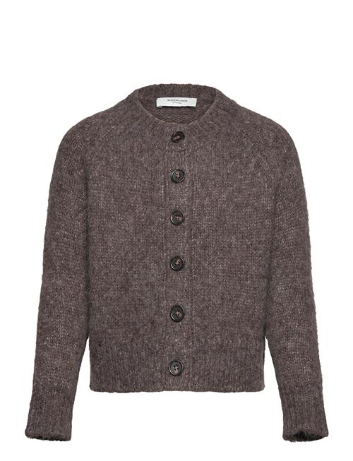 Rktulip Wool Blend Ls Short Cardiga Rosemunde Kids Brown