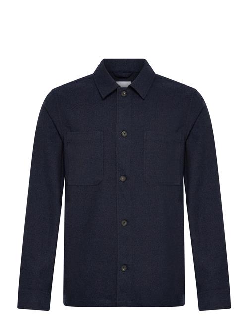Superflex Brushed Melange Overshirt Lindbergh Navy