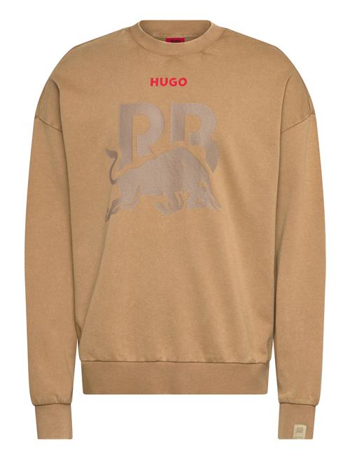 Crewneck Wash_01-Rb2 HUGO Brown