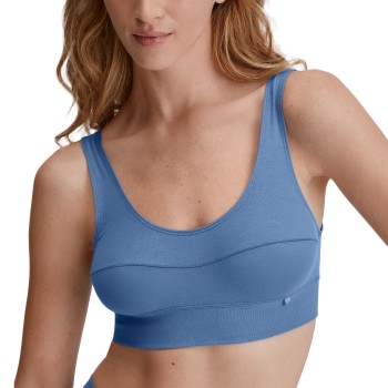 Calida BH Elastic Top Jeansblå bomuld Medium Dame