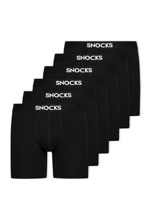 SNOCKS Lange underbukser 'SNOCKS'  sort / hvid