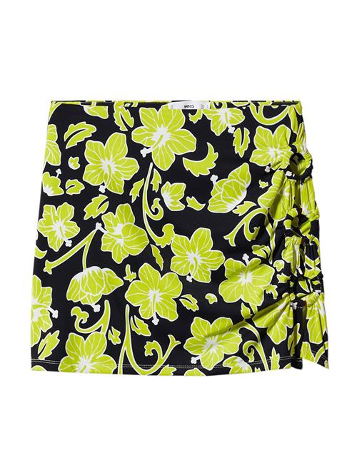 MANGO Nederdel 'LILO'  kiwi / sort / hvid