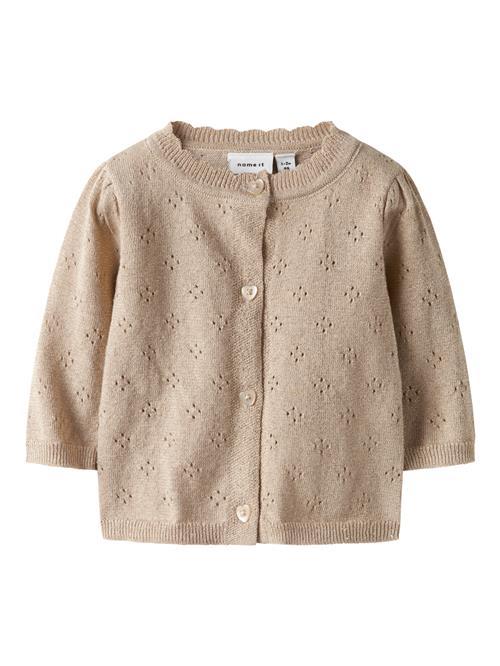 NAME IT Glimmer Strik Cardigan Rolia Cement