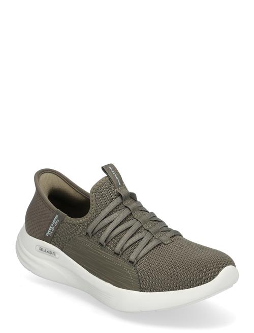 Women Relaxed Fit Sport Ballet Chic Skechers Khaki