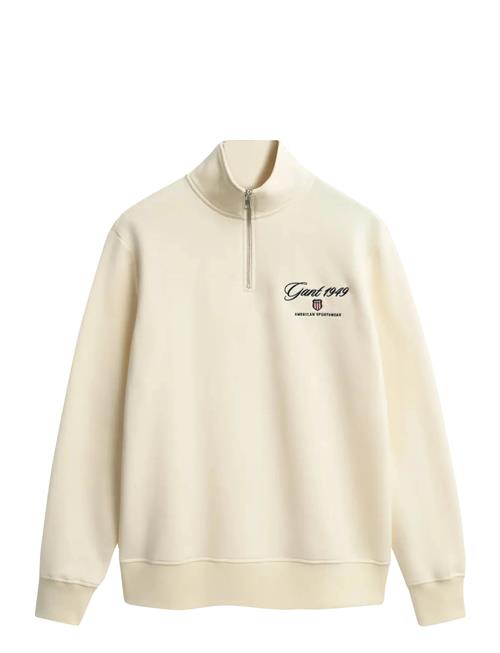 Graphic Half Zip GANT Cream