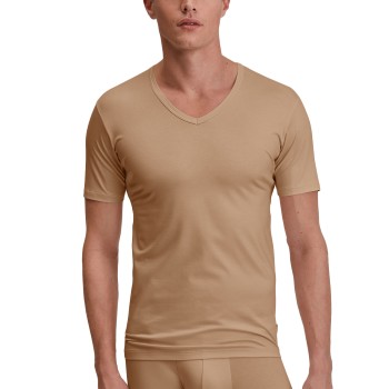 Calida Business V-Neck Undershirt Beige tencel XX-Large Herre