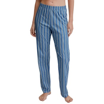 Calida Favourites Sleep Long Pants Blåstribet bomuld Large Dame