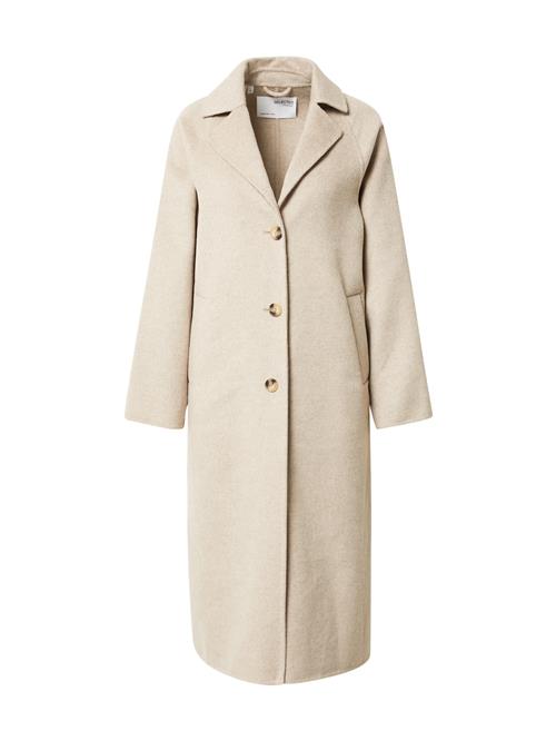 SELECTED Overgangsfrakke 'Tama'  lysebeige
