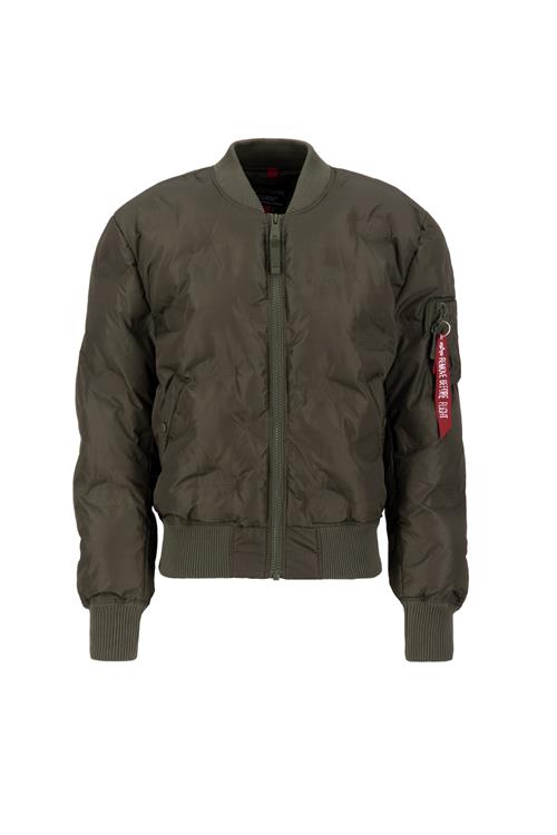 ALPHA INDUSTRIES Overgangsjakke 'MA-1'  grøn