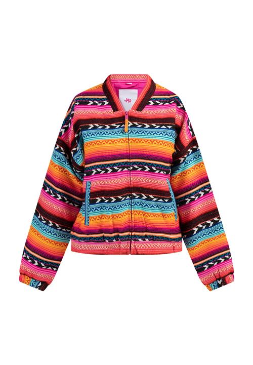 MYMO Overgangsjakke  blå / orange / pink / sort