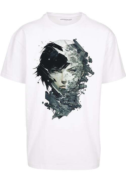 MT Upscale Bluser & t-shirts 'Puppet Master'  grafit / lysegrå / sort / hvid