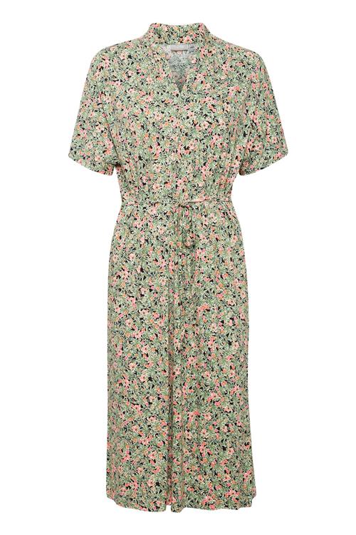 Se Fransa Kjole 'Fedot'  oliven / lysegrøn / mandarin / lys pink ved About You