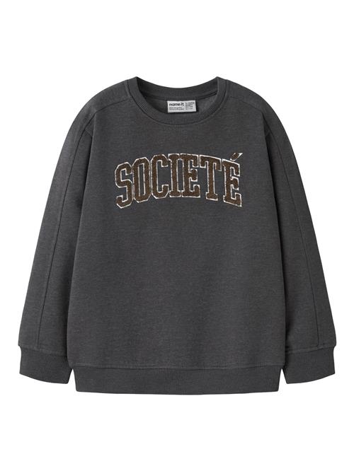NAME IT Sweatshirt Robbie Dark Grey Melange