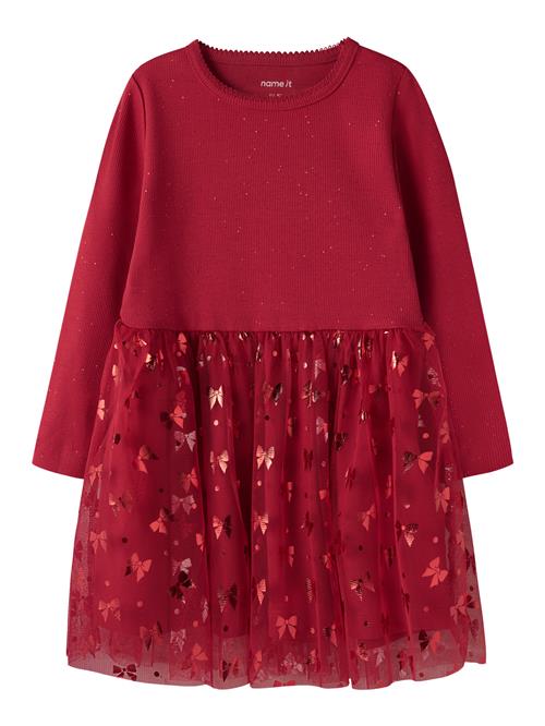 NAME IT Langærmet Kjole Rosally Jester Red