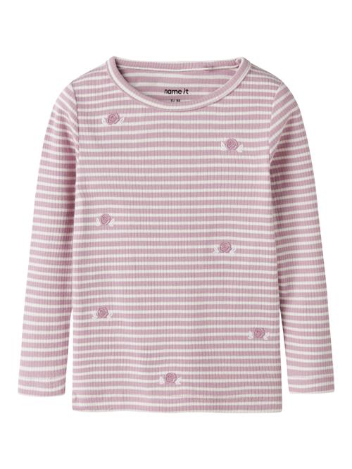 NAME IT Langærmet Bluse Ripeas Keepsake Lilac