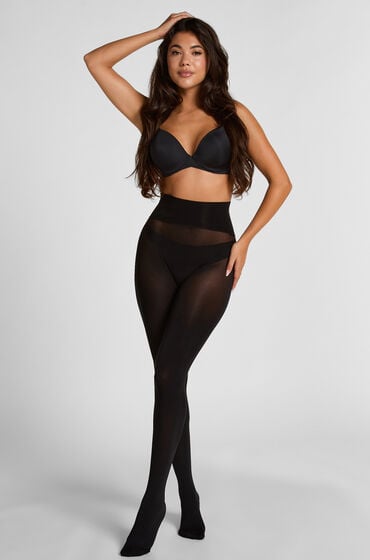 Hunkemöller Strømpebukser, 6 denier, Velvet Touch sort